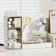 thumbnail image 4 of Drawer-Style Desktop Pegboard Storage Rack, Multifunctional Stationery Organizer Box for and Office Small Item Storage, Adjustable and Customizable Desk System, 4 of 6