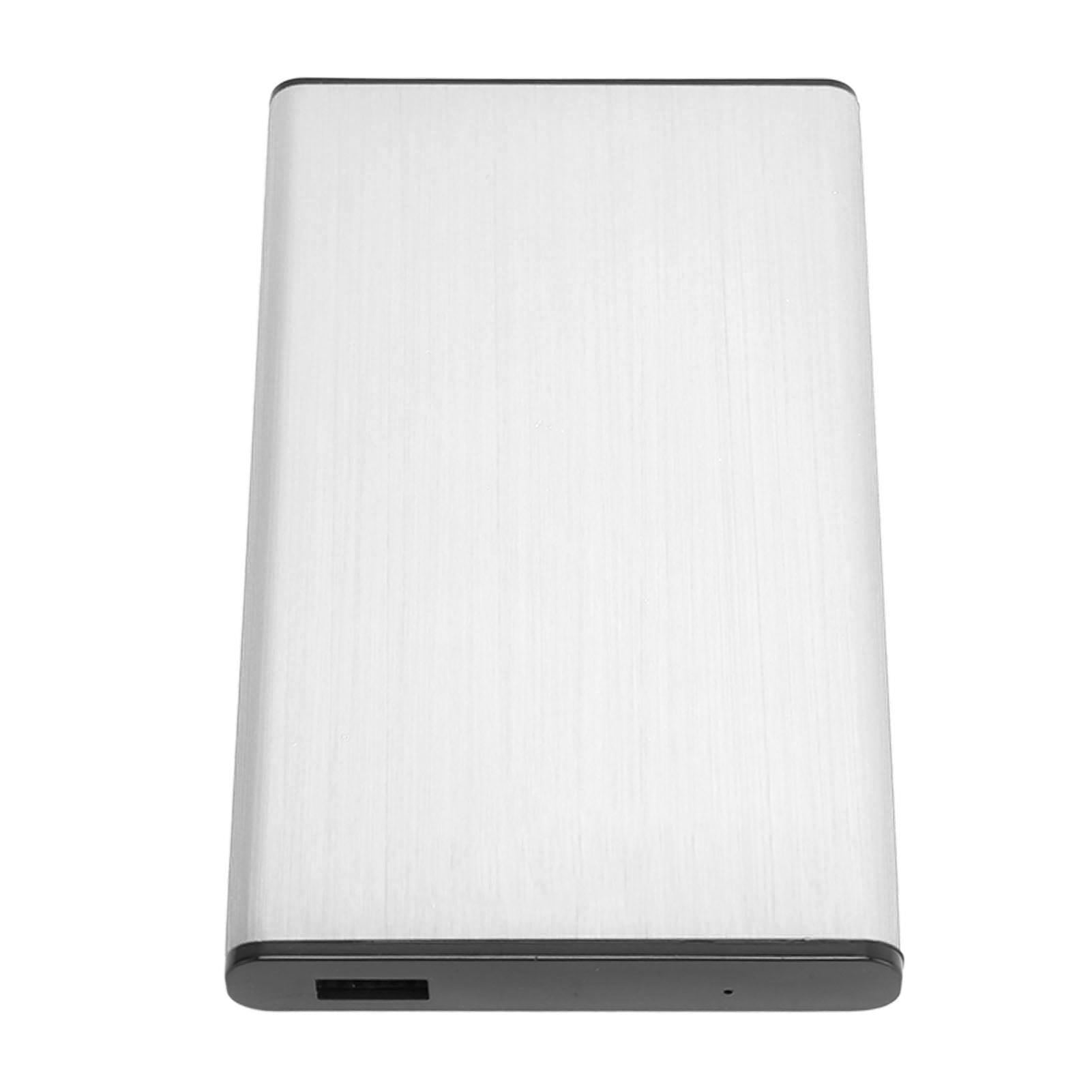 Portable Hard Drive Enclosure,USB3.0 Hard Drive Enclosure Hard Drive Enclosure Aluminum Alloy Hard Drive Enclosure Stylish and Modern
