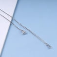 thumbnail image 7 of Boho Bent Bar Pendant Necklace Tube Bar Necklace Silver Round Tube Necklace Curved Bar Necklace Minimalist Choker Necklace Jewelry for Women, 7 of 7