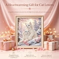 thumbnail image 3 of Mosaflare Snow Leopard Pearl Diamond Painting Kit for Adults,DIY Diamond Art for Home Decoration 12×16 inch HD Canvas, 3 of 8