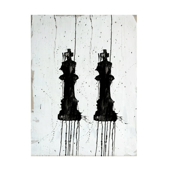 Trademark Fine Art Kent Youngstrom Chess Pieces I Canvas Wall Art