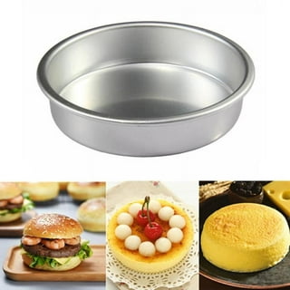 11 Inch Cake Pan Set of 4, P&P CHEF Stainless Steel Large Round Baking  Pans, for Birthday Wedding Thanksgiving, Non Toxic & Healthy, One-piece