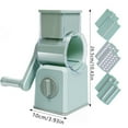 thumbnail image 3 of Handheld Vegetable Chopper Functional Manual Slicer For Potatoes Carrots And More Bananas Grinding compatible with Machine Grating Plate Vegetable Skin Peeler with Barrel Sliced Cheese Holder Cow, 3 of 4