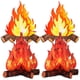 thumbnail image 2 of Hoguera Artificial de cartón 3D, accesorios para fotos, acampada, barbacoa, fiesta, llama de fuego falsa para Halloween, Navidad, decoración del hogar, 3 unidades, 1 unidad, 2 of 4