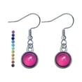 thumbnail image 1 of Pendientes de humor, pendientes de gota, joyería minimalista que cambia de color, anzuelo francés, pendientes de ópalo que cambian de color, pendiente, 1 of 8