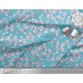 thumbnail image 3 of Soimoi Polyester Crepe Fabric Blossom Floral Fabric Prints by Yard 52 Inch Wide, 3 of 3