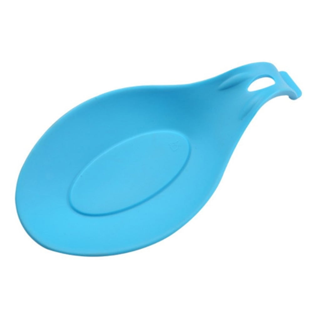 Silicone Spoon Rest Heat Resistant Kitchen Spatula Newly Mat Holder Pad Mix I0A1 