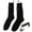Black/White, variant on Dytern Winter,1 Pair Intelligent Heated Stocking Practical Cotton Heating Sock (No Battery)