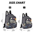 thumbnail image 2 of FORMRS Mini Backpack Purse for Women Quilted Travel Daypack Casual Shoulder Bag, Black Record, 2 of 7