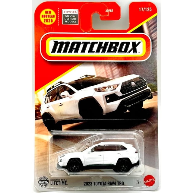 Vehículo de juguete fundido a presión Matchbox 2023 Toyota RAV4 TRD 1:64