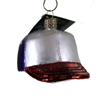 Old World Christmas Uncle Sam's Hat Glass Blown Ornament – With Gift Box (36206)
