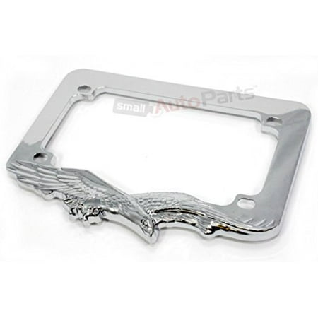 Plate Chrome Accessories Motorcycle License Plate Frame - Chrome Eagle, Type - Motorcycle License Plate Frame By C Accessories ()