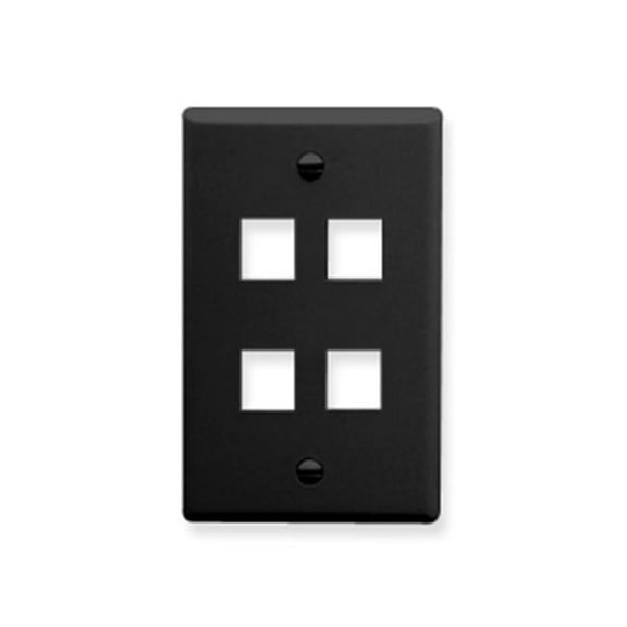 IC107F04BK 4 Port Face Black IC107F04BK 4 Port Face Black
