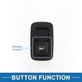 thumbnail image 3 of Interruptor de ventana eléctrica Unique Bargains No.4602927AA Interruptor de control de ventana del lado trasero del pasajero para Dodge Grand Caravan para Chrysler Town & Country 2010 2011 Negro, 3 of 7