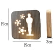thumbnail image 2 of Rawiri Luces 3D de madera, luces nocturnas de personajes, regalos de ambiente decorativos, 2 of 5