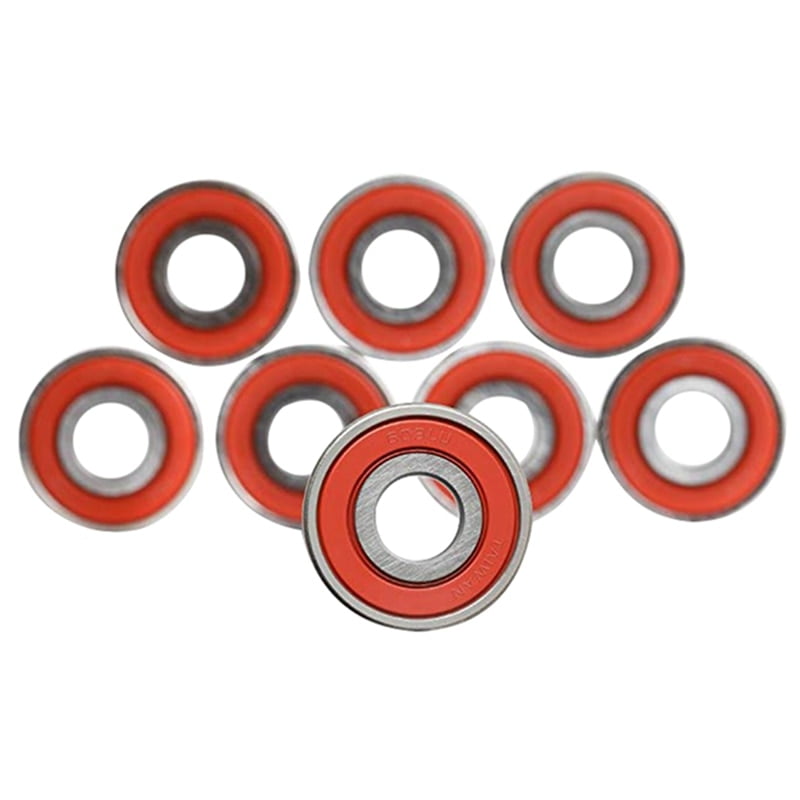 10 Pcs 608 ABEC 11 No noise Oil Lubricated Smooth Skate Scooter Bearing Longboard speed inline skate wheel bearing Skateboard Red
