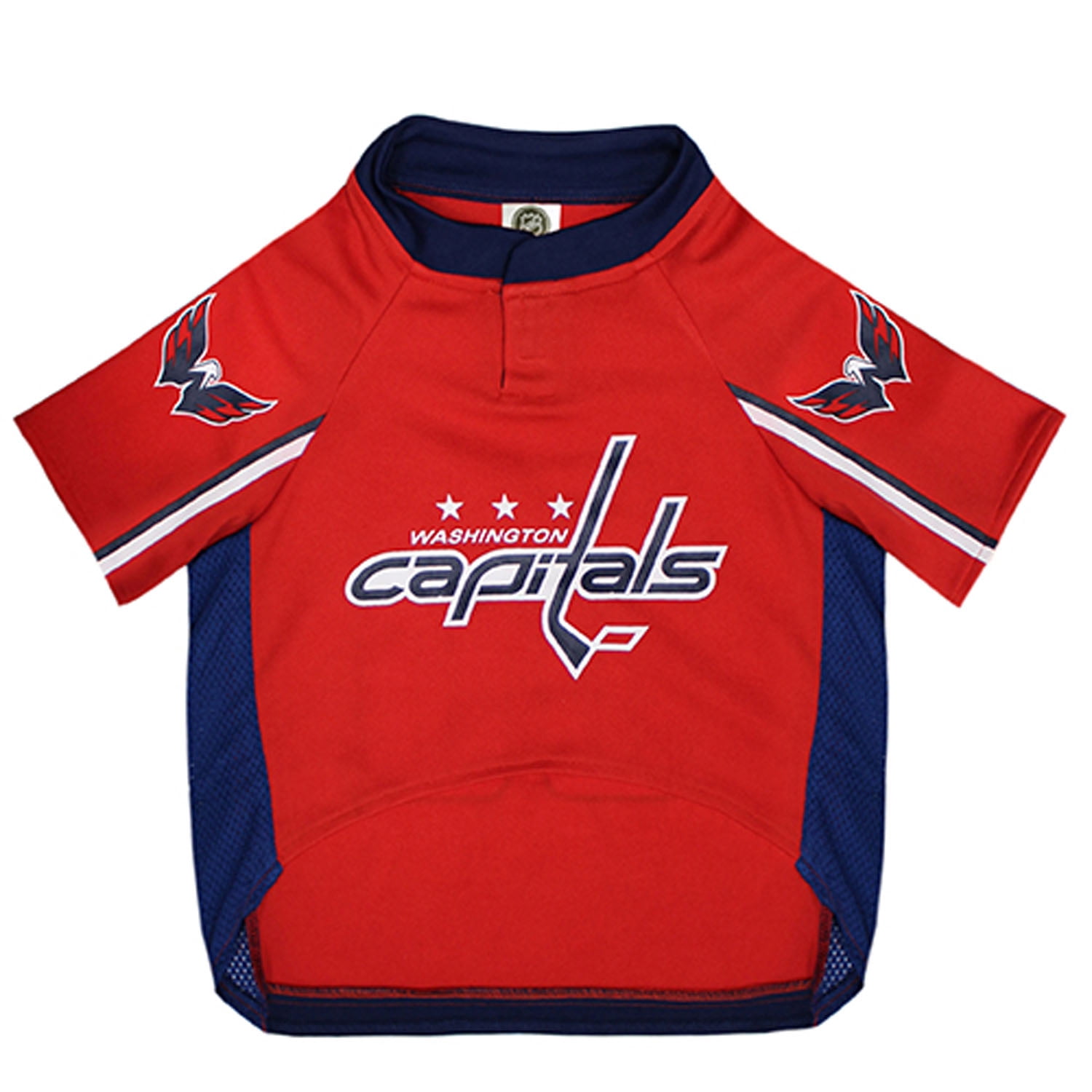 Pets First NHL Washington Capitals Mesh Jersey, Red, X-S
