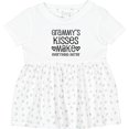 thumbnail image 3 of Inktastic Grammy Kisses for Granddaughter Girls Baby Dress, 3 of 5