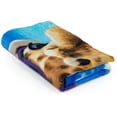 thumbnail image 4 of Dawhud Direct Selfie Giraffe Beach Towel - 30" x 60" Pool Towel - Super Soft Plush Cotton - Giraffe Bath Towel Print - Beach Towel Clearance - Beach Towel for Kid - Pool Towel - Large Beach Towel, 4 of 4