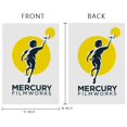 thumbnail image 4 of Mercury Filmworks-bandera de jardín temática. Regalo perfecto para fans, amigos y familiares, ideal para actividades al aire libre y decoración de fiestas.28CM*45CM, 4 of 5