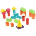 thumbnail image 1 of Juguete para Aprendizaje Matemático con 32 Pedazos de Bloques Geométricos Surtido y Formas Hugo Juguete de madera con sólidos geométricos, 1 of 8