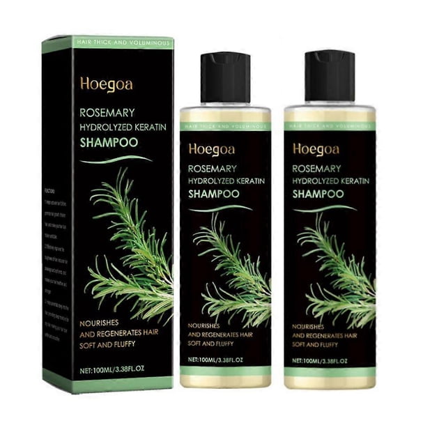 Tgideas Organic Rosemary Hair Growth Shampoo for Women and Men-Natural Thickening & Strengthening Shampoo with Hydrolyzed Keratin for Thinning Hair