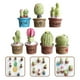 thumbnail image 5 of 7pcs imanes de nevera planta imanes de refrigerador de decoración estética imanes de plantas, 5 of 6