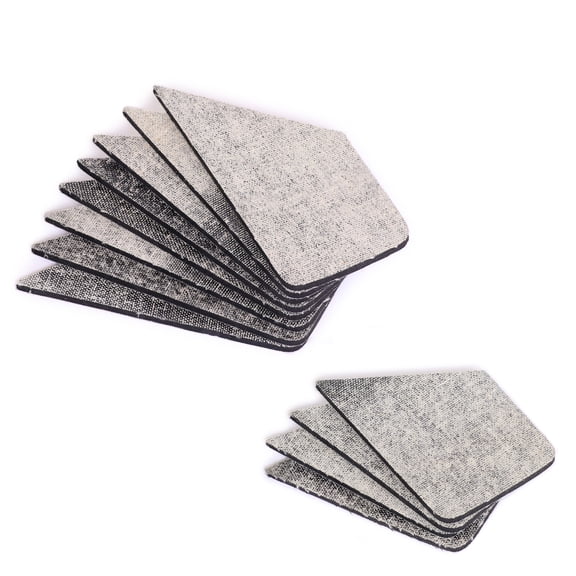 OKKO Billiard Table Cushion Rubber Facings 1/8" (3 mm) with Rounded Corners – Professional Grade – 12-Piece Set (8 Corner   4 Side) – Protects Rails & Narrows Pockets – Trim to Fit