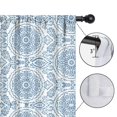 thumbnail image 4 of Blackout Kids Curtains,Blue Ethnic Mandala Pattern Childrens Insulated Curtains Set Of 2,Bedroom Essentials,Toddler Room Decor 42x84in(106x213cm), 4 of 5