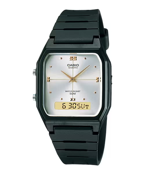 SE-S1O　CASIO A168W-1 | Vintage Silver and Black Metal Watch | CASIO