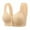 Beige, variant on yievot Front Closure Bras for Womens Wireless Bras Seniors Snap Front Bra Older Women Comfort Everyday Bras