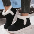 thumbnail image 3 of IUJSOY Warm Snow Boots for Women Suede Cozy Fluffy Round Toe Platform Anti-Slip Winter Boots, 3 of 9
