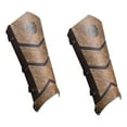 thumbnail image 3 of Yinanstore Pirate Boot Tops Shoes Covers Gift Leg Wraps Medieval Leg Covers for Photo Props Light Brown, 3 of 8