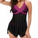 thumbnail image 1 of Gibobby Conjunto de traje de baño de bikini Traje de baño Ropa de playa Traje de baño Ropa de playa Traje de baño Mujer Traje de baño Vendaje Push-Up Pla(Morado,G), 1 of 5