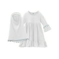thumbnail image 4 of Huowey Girl Dress With Hijab For Baby Girls Prayer Dress Clothes Long Sleeve Features:, 4 of 8