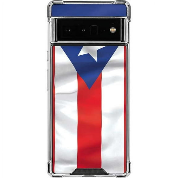 Skinit Countries of the World Puerto Rico Flag Google Pixel 6 Pro Clear Case