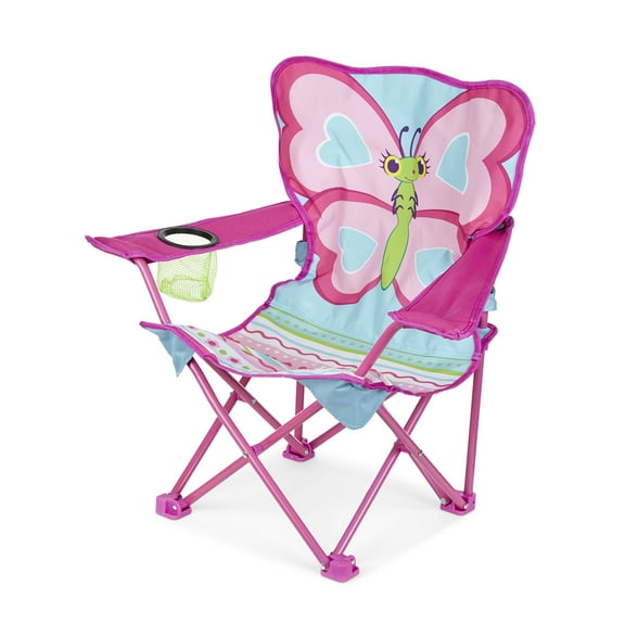 Melissa & Doug Sunny Patch Cutie Pie Butterfly Folding Lawn and Camping Chair
