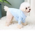 thumbnail image 4 of Dog Pajamas, Dog Two-Legged Sleepwear Loungewear, Pet Shirts PJS for Cats Small Medium Dogs Blue S, 4 of 4