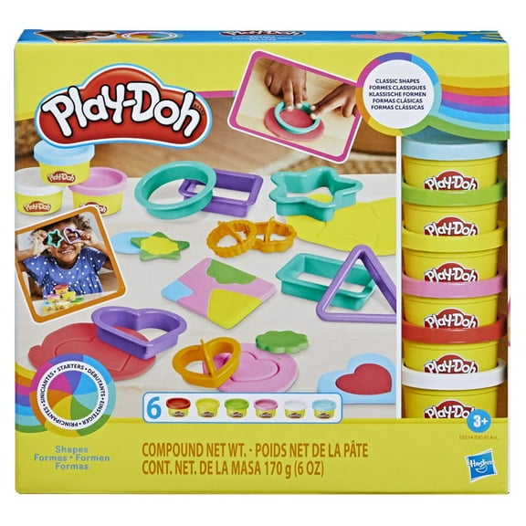 Play-Doh Makin' Shapes Create It Kit for Kids 3 Years and Up with 7 Non-Toxic Colors