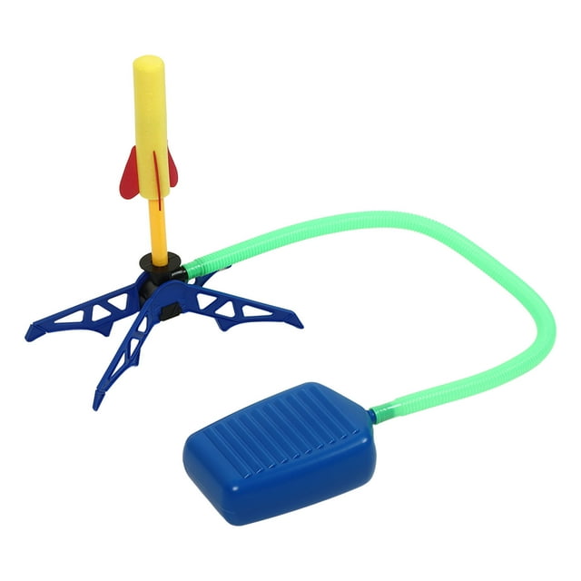 Juguete de cohete con pedal, Lanzador de cohetes con pedal, Lanzador de cohetes con pedal, Lanzador de cohetes para niños, diseño de última generación