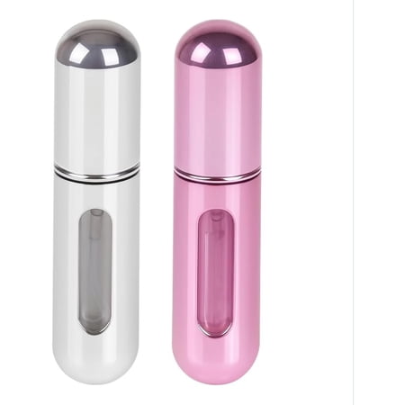 Mini Refillable Perfume Atomizer - Travel-Size Bottle for , Easy Refill, Leak-Proof Design, Compact Scent Dispenser for Purse or Pocket - Variety of 2