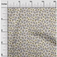 thumbnail image 2 of oneOone Velvet Yellow Fabric Floral Dress Material Fabric Print Fabric By The Yard 58 Inch Wide, 2 of 5