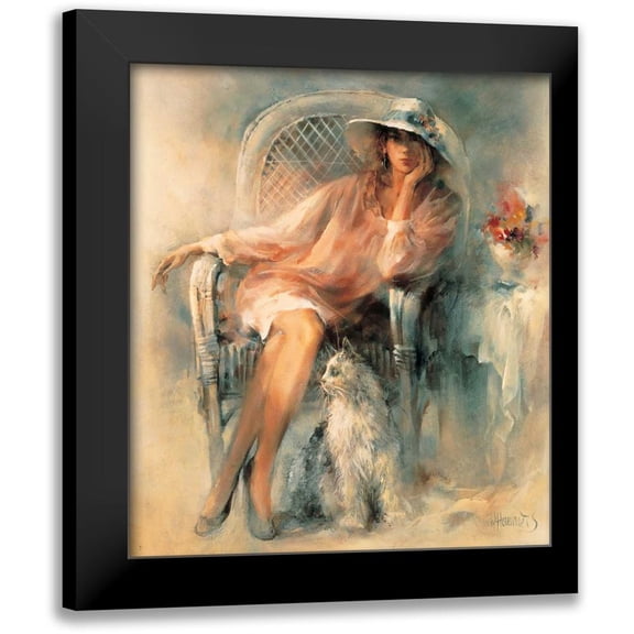 Haenraets, Willem 12x13 Black Modern Framed Museum Art Print Titled - Double beauty