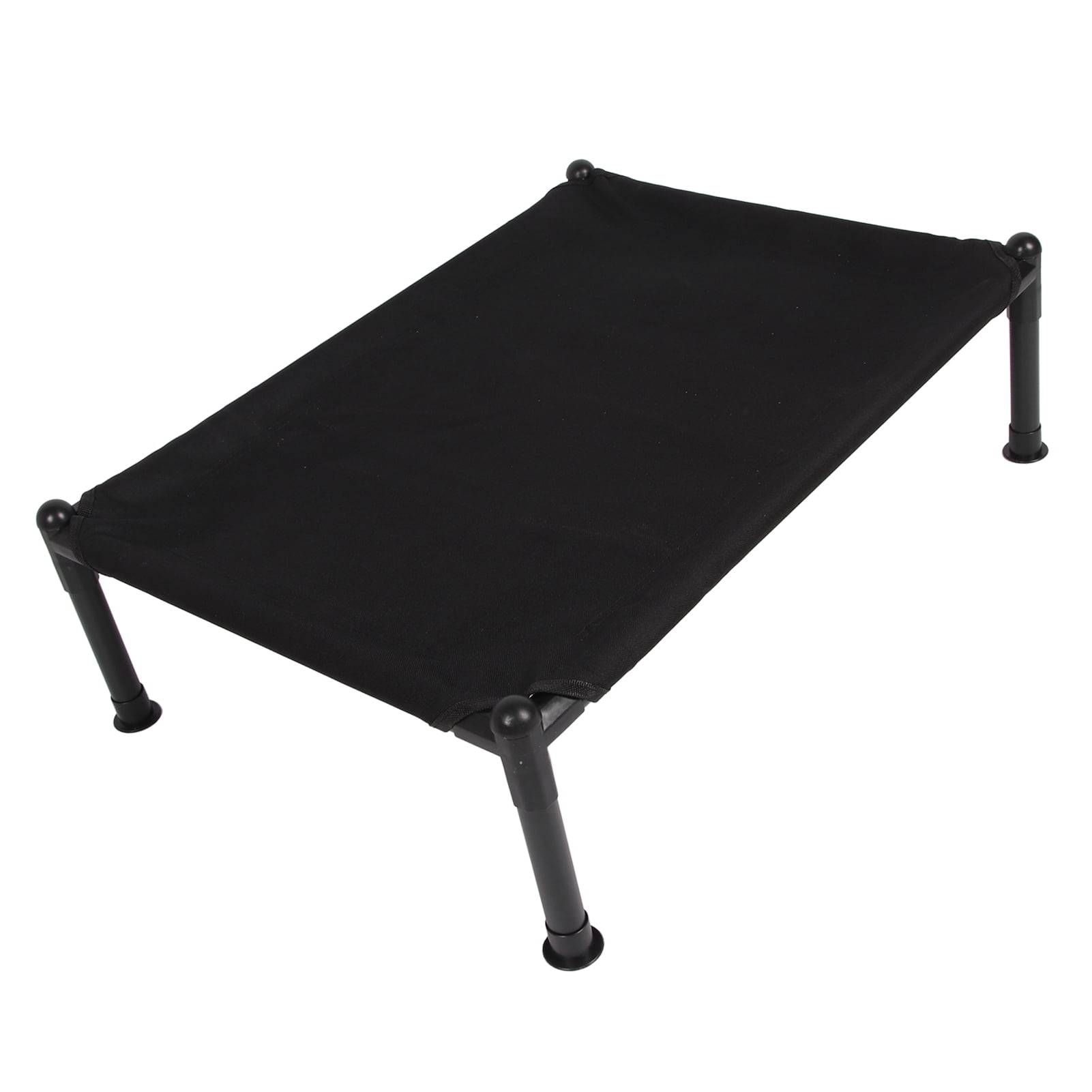 Nieyigj Elevated Dog Bed Detachable Washable Outdoor Dog Cot Bed With Frame Indoor Outdoor Large 26.8 inches / 68 cm Black