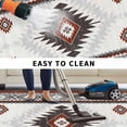 thumbnail image 5 of Brown Beige Boho Outdoor Rug for Patio/Deck/Porch, Non-Slip Large Area Rug 6 x 9 Ft, Vintage Ethnic Tribal Southwestern Indoor Outdoor Rugs Washable Area Rugs, Reversible Camping Rug Carpet Runner, 5 of 8