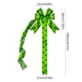 thumbnail image 3 of Honmine St. Patrick's Day Bow Decoration, Green Four Leaf Clovers Bow for Kitchen Cabinet Door, Festive Holiday Decor for Home, Party, and Seasonal Celebration, 3 of 8