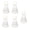100ml, variant on 5Pcs Leak Graduated Flasks with Scales Clear Triangular for School Laboratory