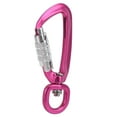 thumbnail image 4 of Key Carabiner Clip Auto Locking 360 Rotational Hook Accessory for Dog Leash Hammocks Backpacks, 4 of 7