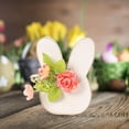 thumbnail image 2 of Wooden Easter Decorations - Vintage Easter Bunny Table Signs, Retro Rabbit Tiered Tray Decoration for Home, 2 of 4