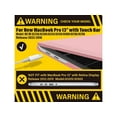 thumbnail image 3 of Compatible with MacBook Pro 13 inch Case M2 2022, 2021, 2020-2016 A2338 M1 A2251 A2289 A2159 A1989 A1708 A1706, Plastic Hard Case with Keyboard Cover Skin, 3 of 7